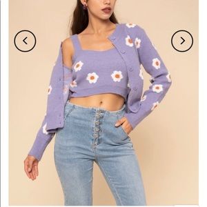 🌸NWT Cardigan and Tank 2-Piece Set🌸